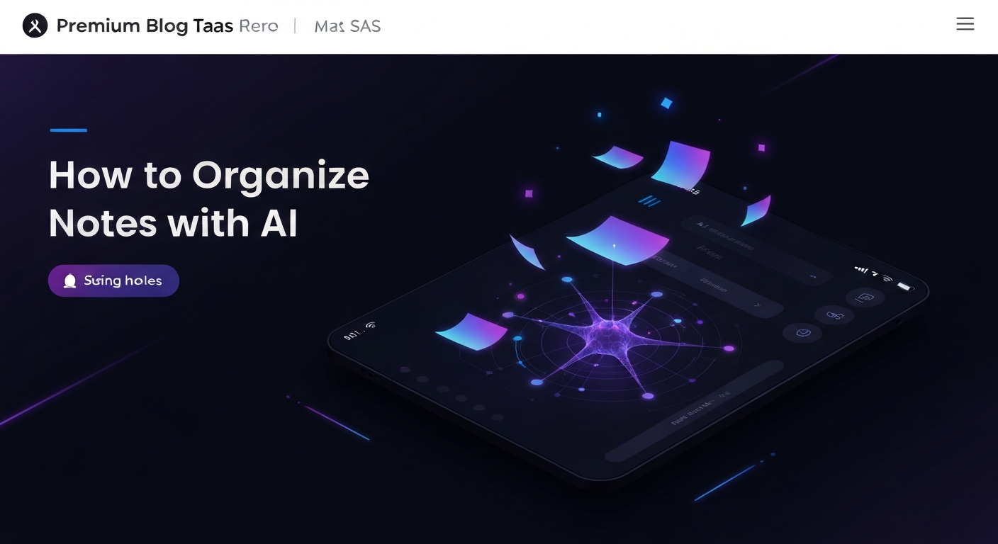 How to Organize Notes with AI in 2026: A Complete System