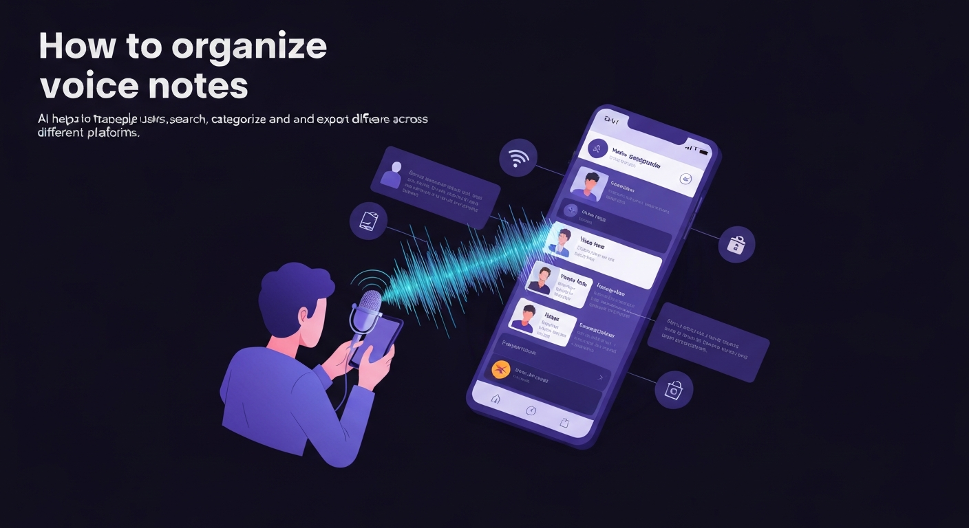 How to Organize Voice Notes with AI in 2026: A Practical System