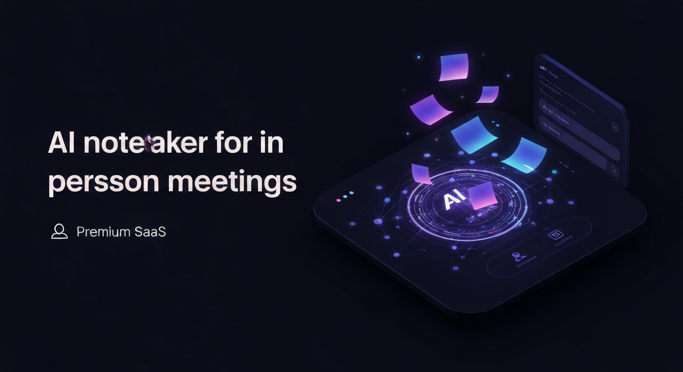 AI Notetaker for In-Person Meetings: Best Tools in 2026